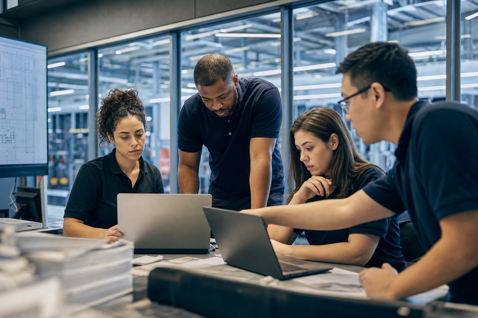 How Does a Custom AI System Enhance Factory Order Processing?
